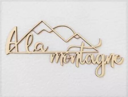 Mot en carton - A la montagne