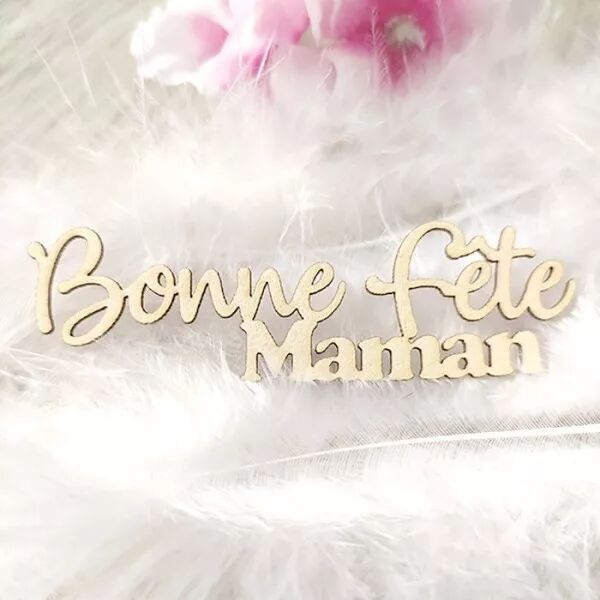 Mot en carton - Bonne F�te Maman