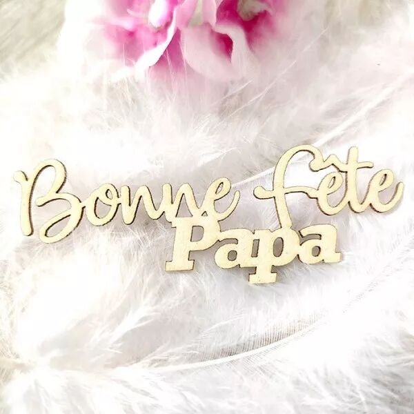 Mot en carton - Bonne F�te Papa