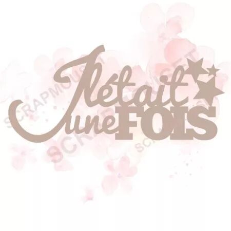 Mot en carton - Il était une fois