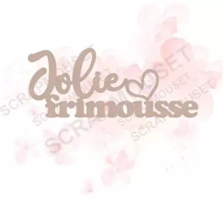 Mot en carton - Jolie frimousse