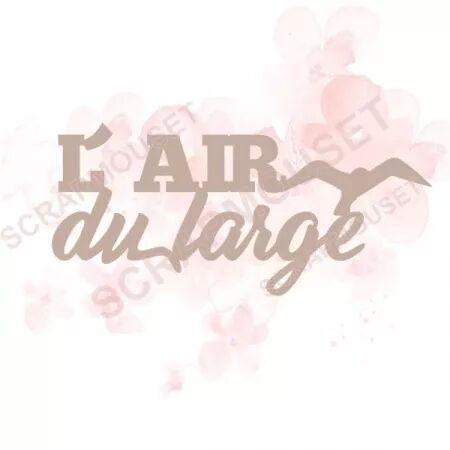 Mot en carton - l\'air du large