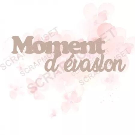 Mot en carton - Moment d\'évasion