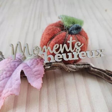 Mot en carton - Moments heureux