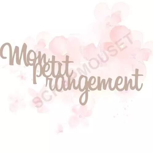 Mot en carton - Mon petit rangement