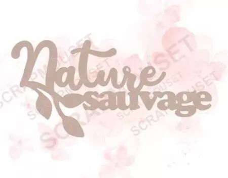 Mot en carton - Nature sauvage