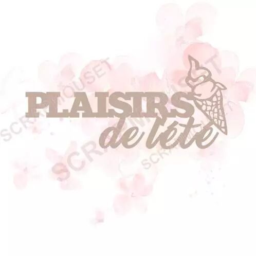 Mot en carton - Plaisirs de l\'�t�