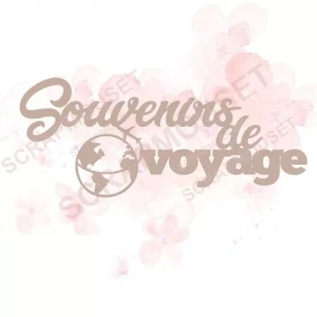 Mot en carton - Souvenirs de voyage