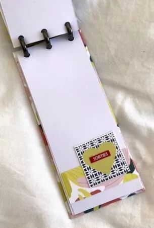 Mots à découper - Planner - Rouge