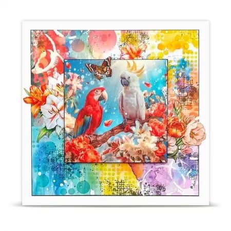 MT-155 - Masking Tape - Loving Parrots - AALL and Create