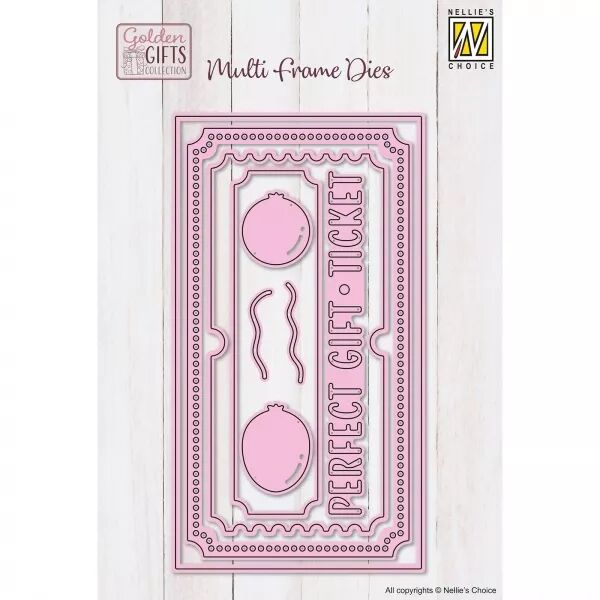 Multi frame Dies - Golden ticket - Nellie\'s Choice