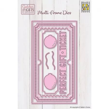 Multi frame Dies - Golden ticket - Nellie\'s Choice