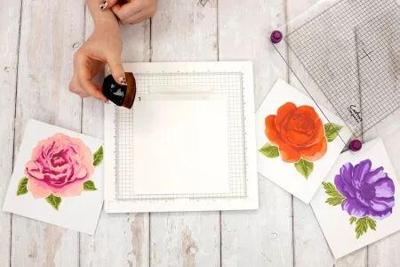 Outil de tamponnage Stencil & stamp platform