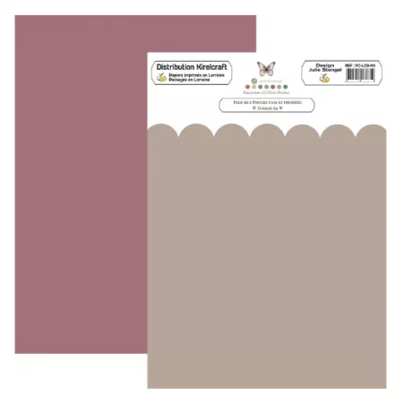 Pack A4 - La Cl&eacute;  du Bonheur - Unis/imprim&eacute;s - Mes Petits Ciseaux