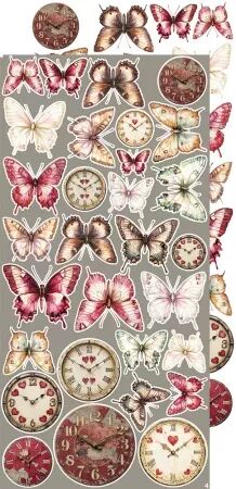 Pad Paper Elements 15x30 - Die-cuts - In Love - Craft O\' Clock