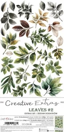 Pad Paper Elements 15x30 - Die-cuts - Leaves #2 - Craft O\' Clock