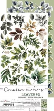 Pad Paper Elements 15x30 - Die-cuts - Leaves #2 - Craft O\' Clock