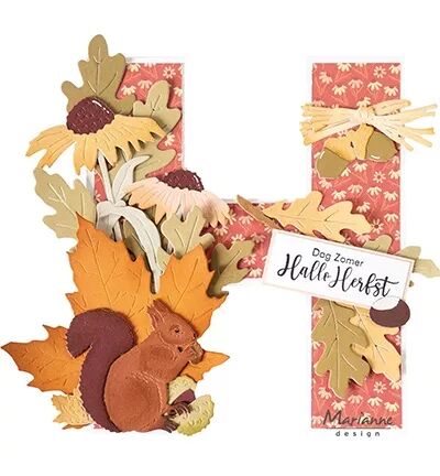 Pad papiers unis - 15 x 30 - Autumn Leaves - Marianne design