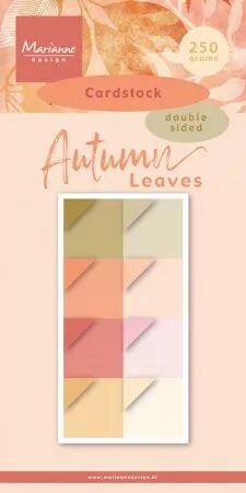 Pad papiers unis - 15 x 30 - Autumn Leaves - Marianne design
