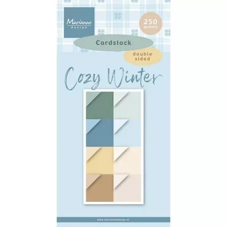 Pad papiers unis - 15 x 30 - Cozy Winter - Marianne design