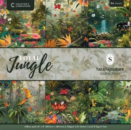 Pad Vellum - calques imprimés - Royal Jungle