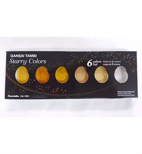 Palette aquarelle - Gansai Tambi - Couleurs Dor�es