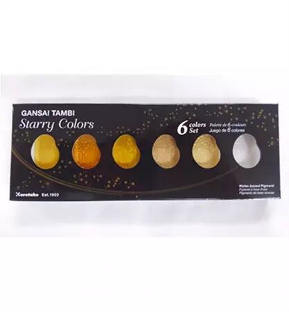 Palette aquarelle - Gansai Tambi - Couleurs Dorées
