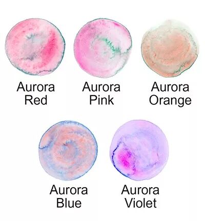 Palette aquarelle - Gansai Tambi - Granulating colors