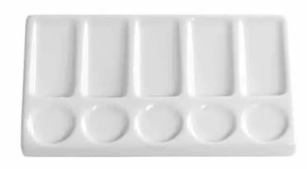 Palette aquarelle en porcelaine - 3024