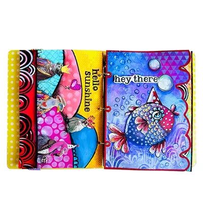 Paper elements - Funny birds - Art by Marlene