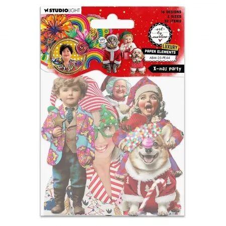 Paper elements - X-mas party - Art by Marlene