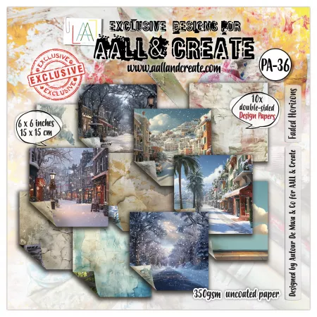 Paper Pad - 15x15 - #36 - Faded Horizons - AALL & Create
