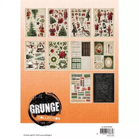 Paper Pad - 20x 20 - Grunge Christmas - Studio Light
