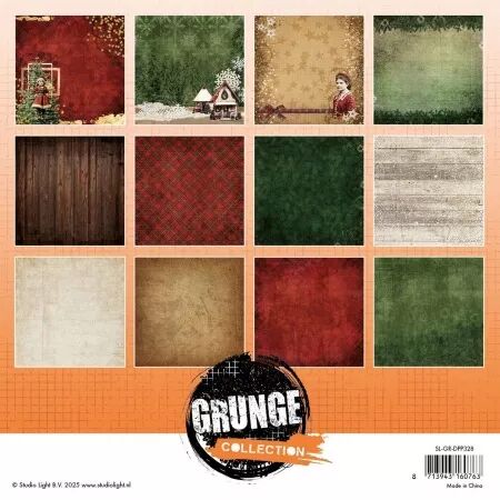 Paper pad - 20x20 - Grunge Christmas - Studio Light