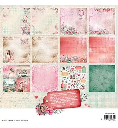 Paper pad - 30 x 30 - Sending you Love