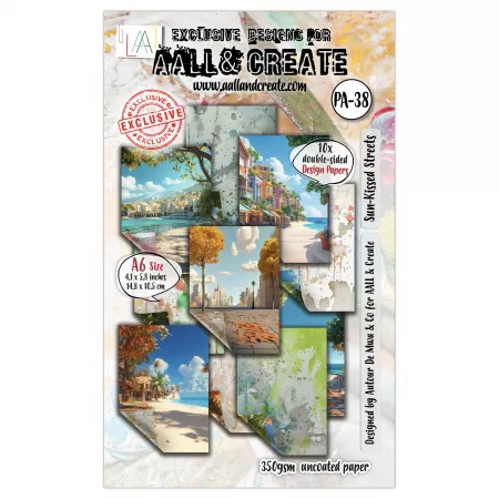 Paper Pad - A5 - #38 - Sun-Kissed Streets - AALL & Create