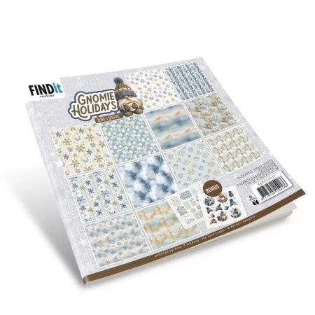 Paper pad - Gnomie Holidays - 20x20 cm