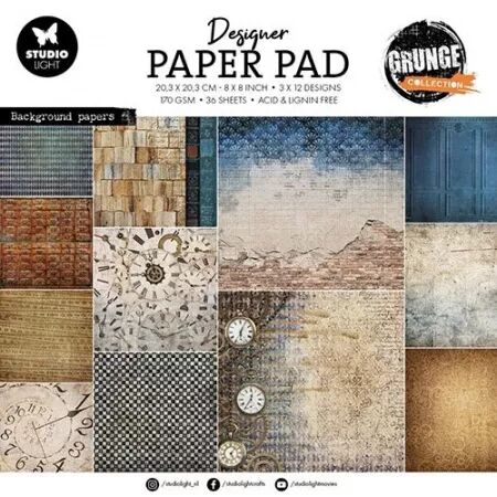 Paper Pad - Grunge collection