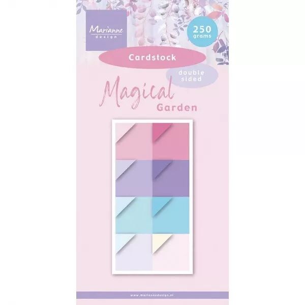 Paper pad 15 x 30 cm - Magical garden - Marianne Design