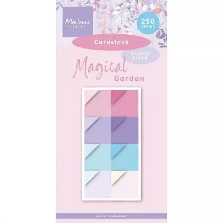 Paper pad 15 x 30 cm - Magical garden - Marianne Design
