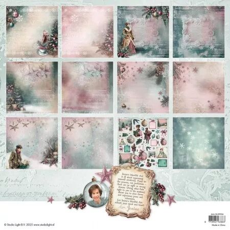 Paper Pad 30x30 - Christmas Blush - Studio Light
