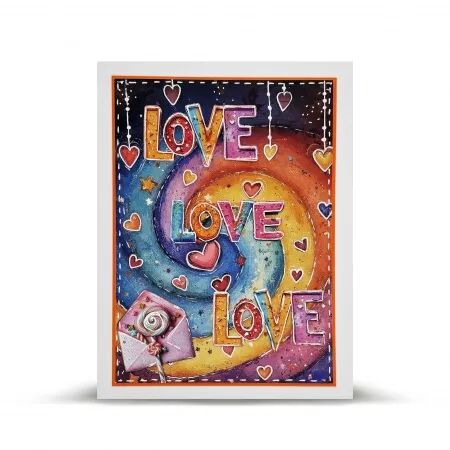 Paper Pad A4 - #17 - Starlight Zing - AALL & Create