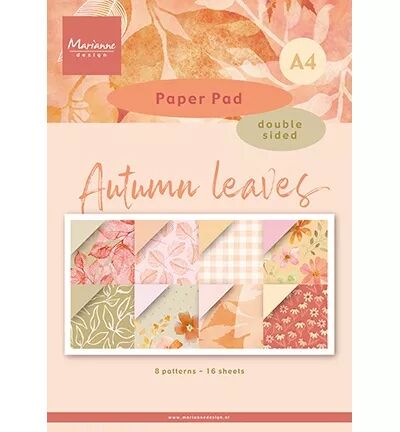 Paper pad A4 - Autumn Leauves - Marianne Design