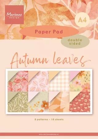 Paper pad A4 - Autumn Leauves - Marianne Design