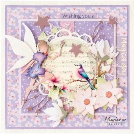 Paper pad A4 - Magical garden - Marianne Design