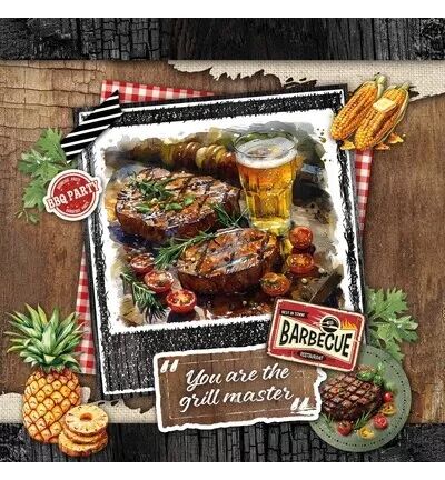Paper Pad A4 Card making - BBQ Party - Studio Light