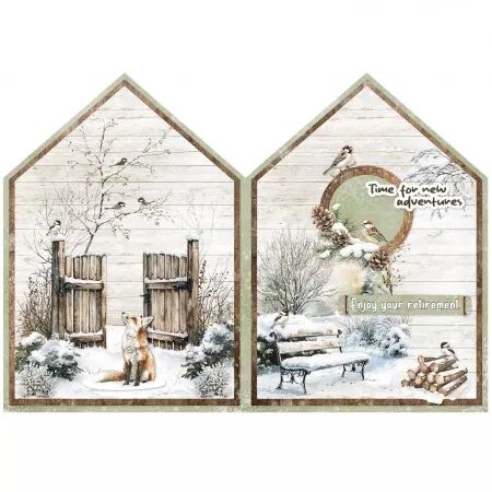 Paper Pad A4 Card making - Fairy Winter Woodland - Studio Light