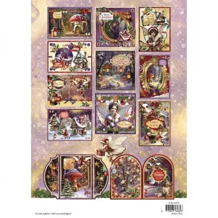 Paper Pad A4 Card making- Essentials - Fairy Christmas - Studio Light