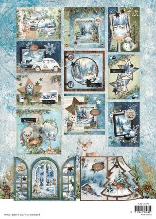 Paper Pad A4 Card making- Essentials - Winter Wonderland - Studio Light