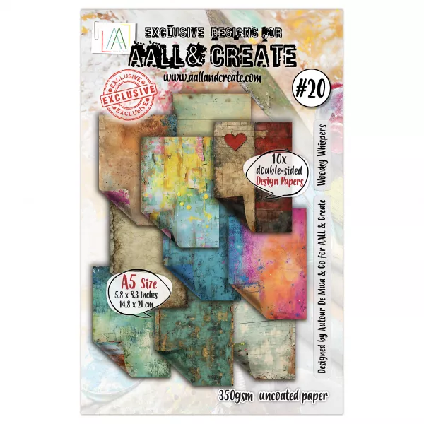 Paper Pad A5 - #20 - Woodsy Whispers - AALL & Create